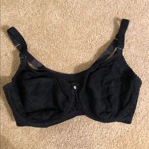 Cake Lingerie 38G Black Nursing Bra